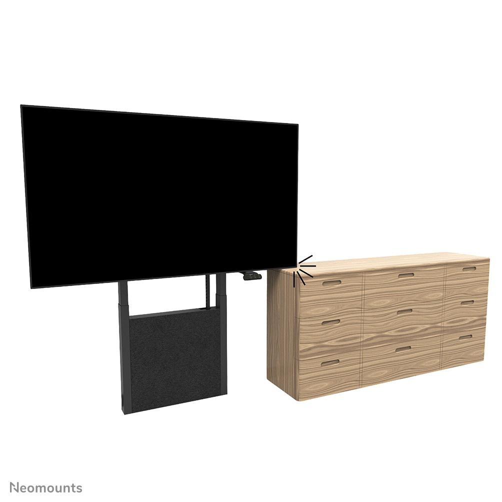 Neomounts WL55-885BL1 Boden-Wand-Halterung 65-105" - motorisiert